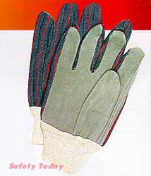 GLOVE LEATHER PALM KNIT;WRIST REGULAR SHOULDER - General Purpose